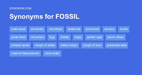 another word for fossil.